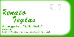 renato teglas business card